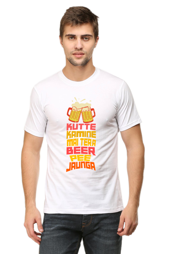 Kutte Kamine Mai Tera Beer Pee Jaunga T-Shirt