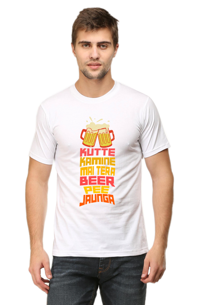 Kutte Kamine Mai Tera Beer Pee Jaunga T-Shirt