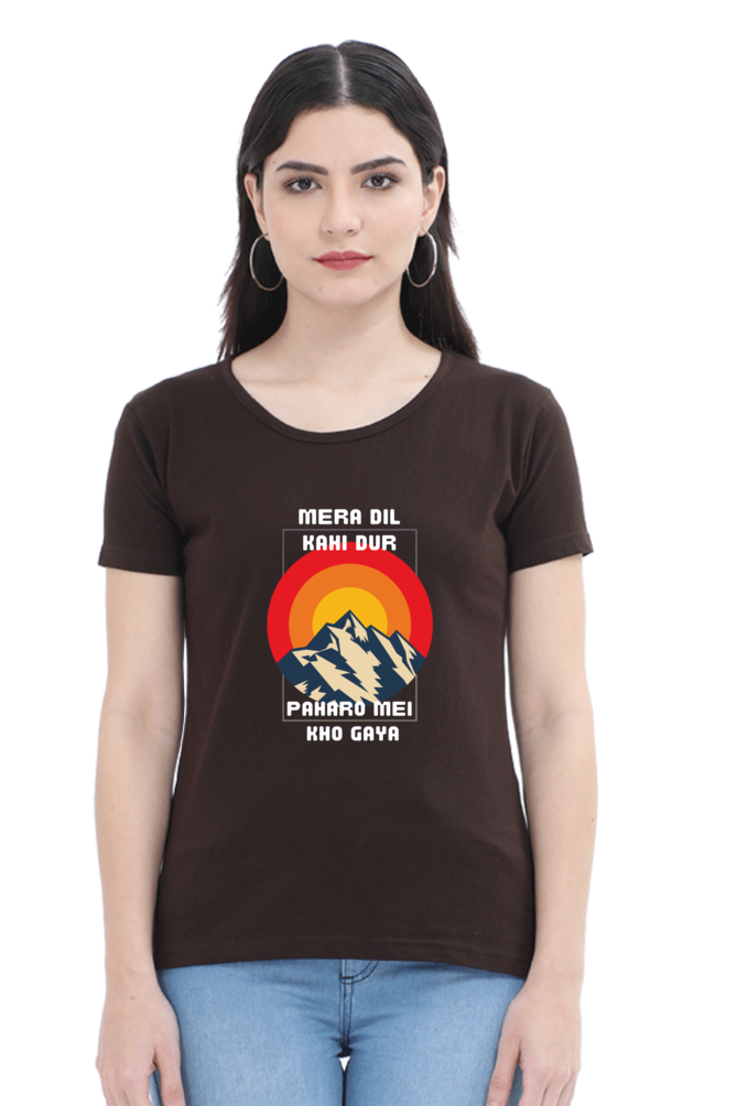 Mera Dil Kahi Dur Paharo Mei Kho Gaya T-Shirt