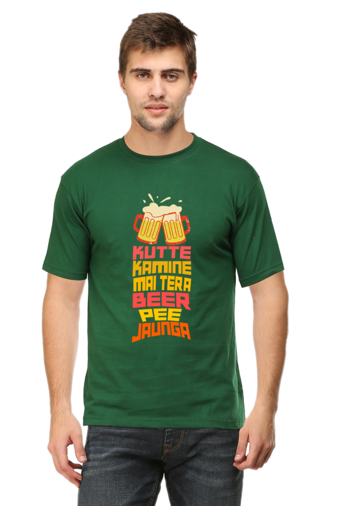 Kutte Kamine Mai Tera Beer Pee Jaunga T-Shirt