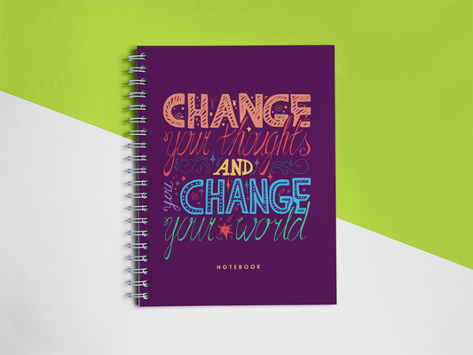 Change Your Thoughts And Change Your World Notepad