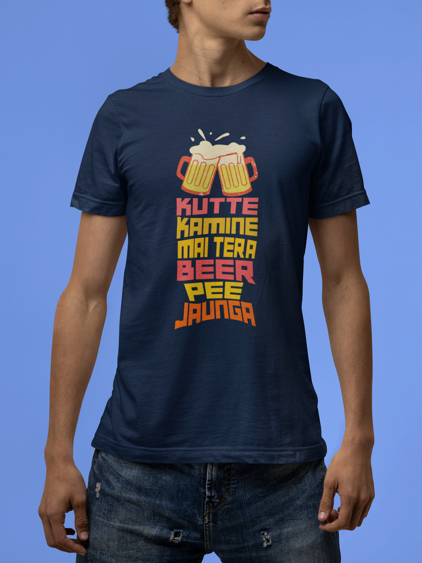 Kutte Kamine Mai Tera Beer Pee Jaunga T-Shirt