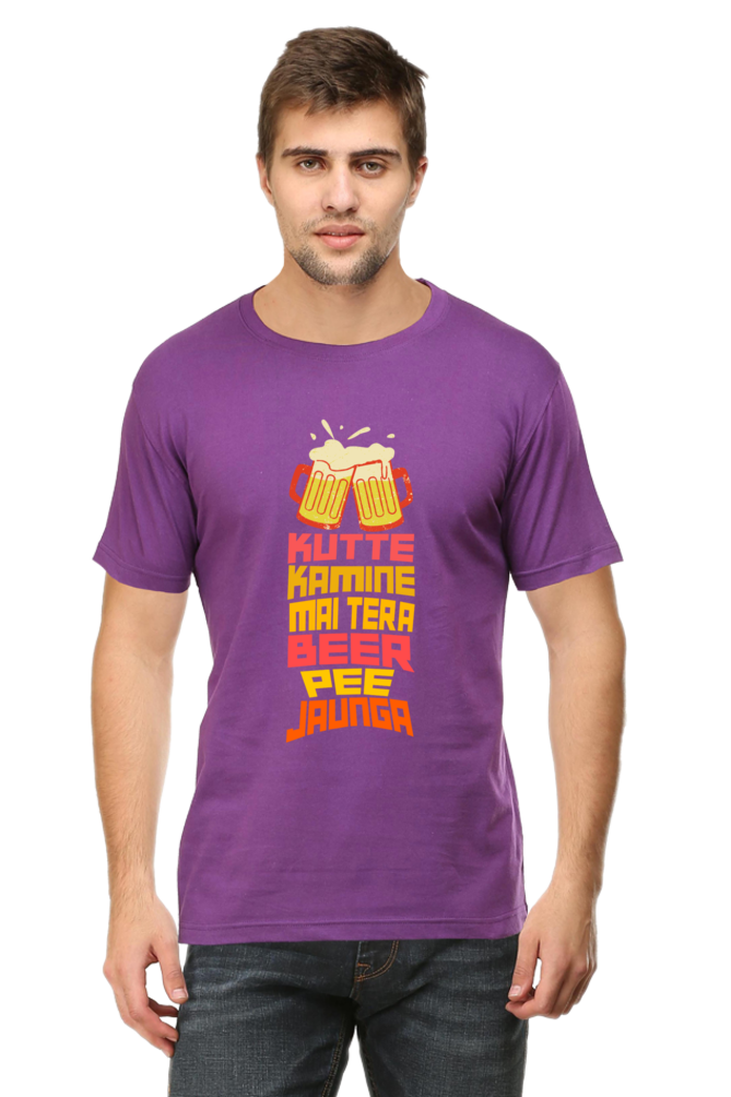 Kutte Kamine Mai Tera Beer Pee Jaunga T-Shirt