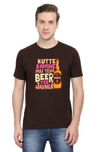 Kutte Kamine Mai Tera Beer Pee Jaunga T-Shirt