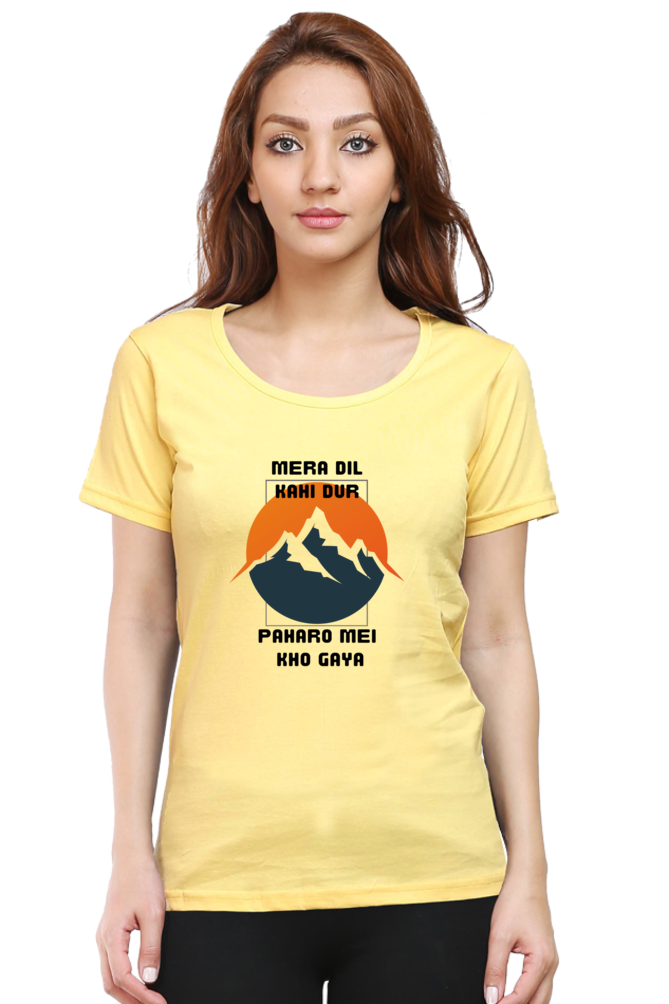 Mera Dil Kahi Dur Paharo Mei Kho Gaya T-Shirt