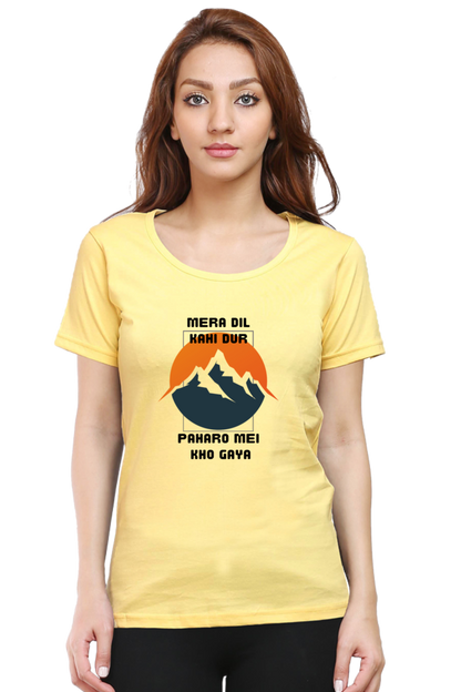 Mera Dil Kahi Dur Paharo Mei Kho Gaya T-Shirt