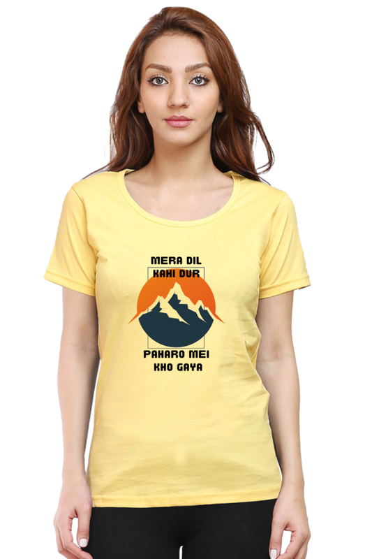 Mera Dil Kahi Dur Paharo Mei Kho Gaya T-Shirt